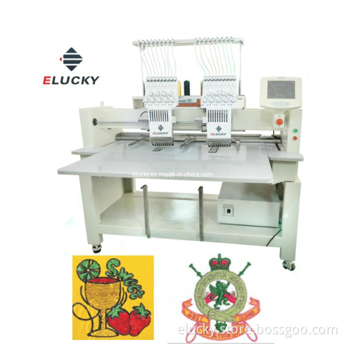Industrial Computer Embroidery Machine 2 Head Price